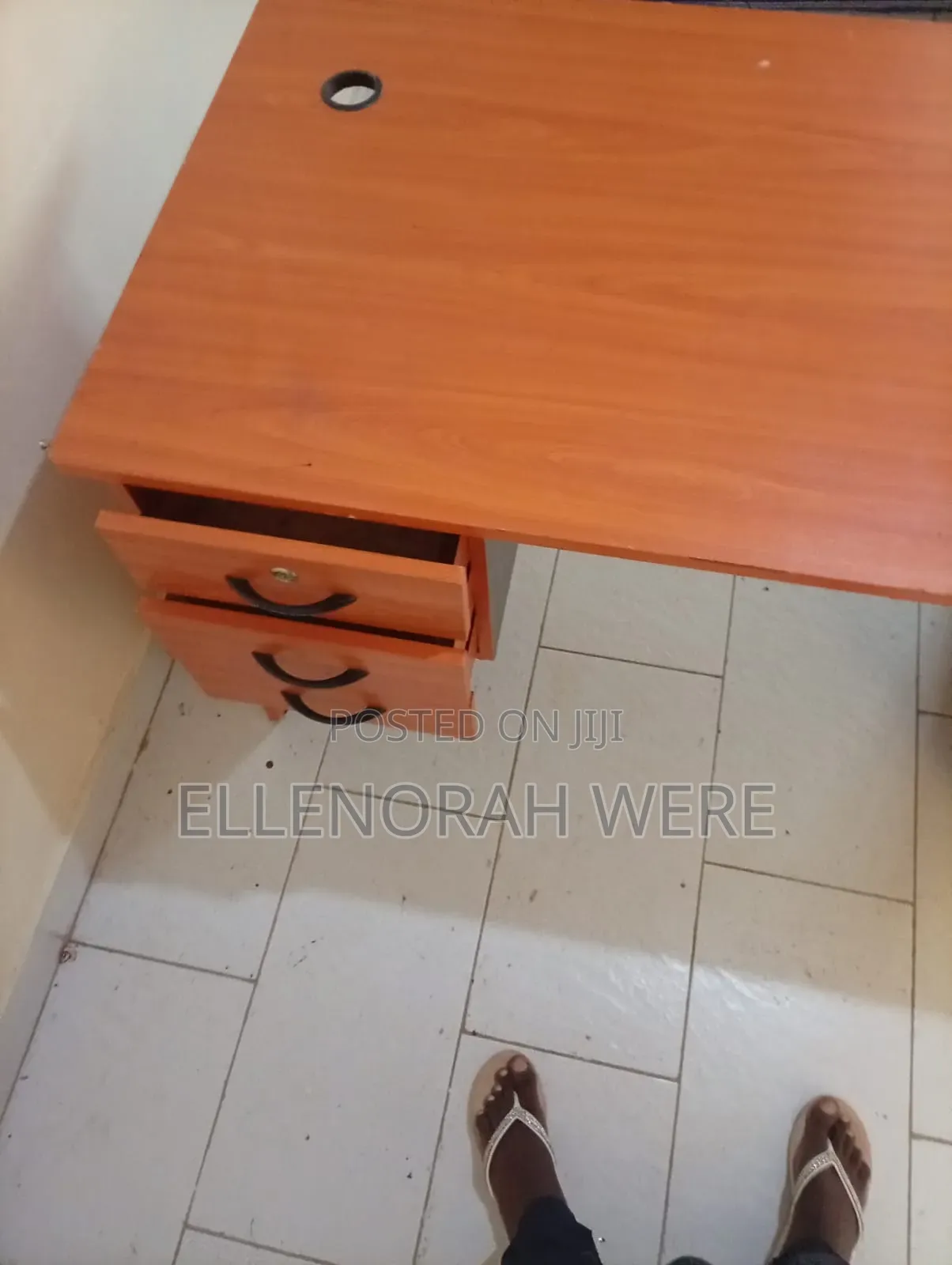 Wooden Office Desk With 3 Drawers – Study/Work Desk