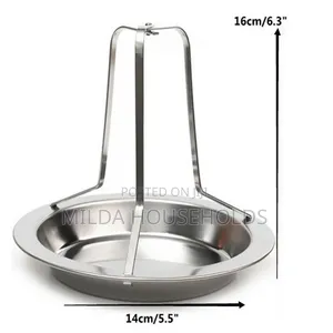 Stainless Steel Rotisserie Chicken Roaster Grill Stand