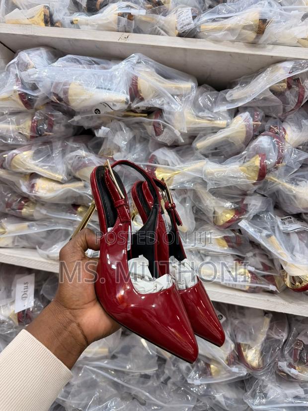 Pointed Toe Stiletto Slingback Pumps Size 37-41 - thumbnail 5