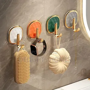 2pcs Luxury Punch Free Multifunctional Wall Hooks-Bli