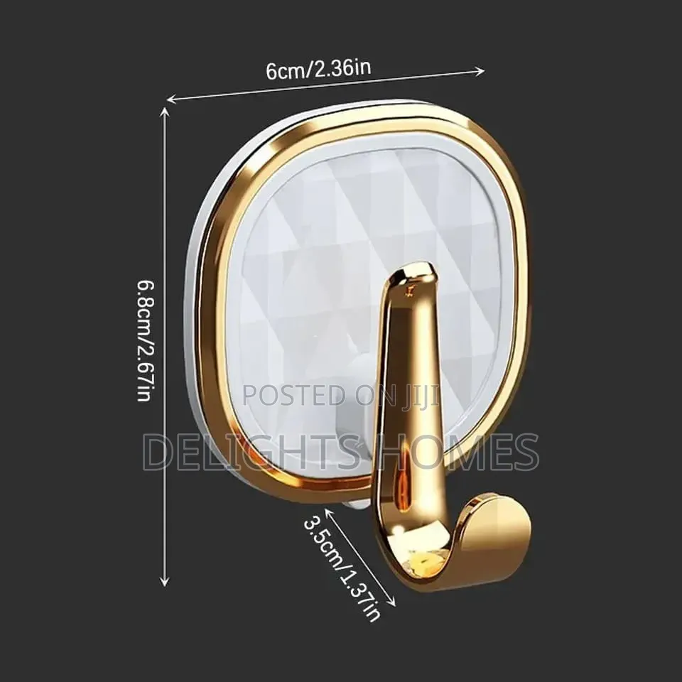 2pcs Luxury Punch Free Multifunctional Wall Hooks-Bli