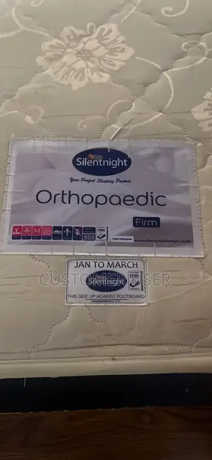 5*6 Bed + Silentnight Orthopedic Spring Matress