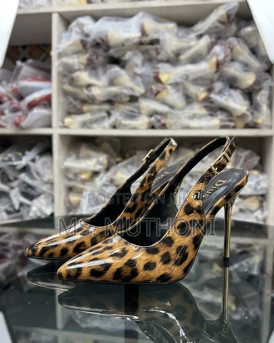 Pointed Toe Stiletto Slingback Pumps Size 37-41