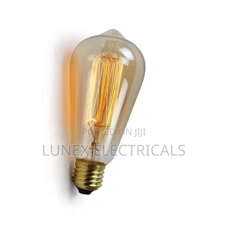 Amber Color ST64 220V E27 Pacifier Shape Warm Light 4W