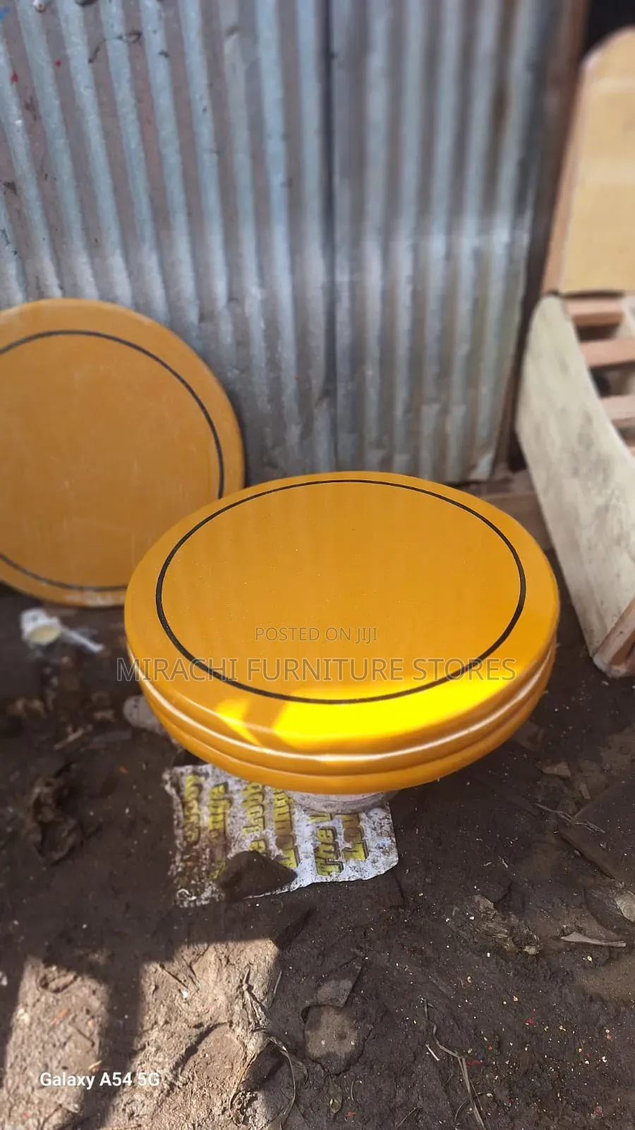 Yellow Round Table