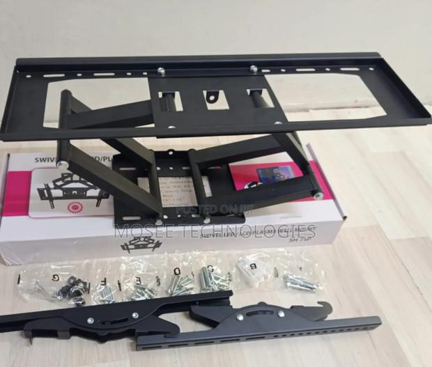 Double Arm Swivel TV Wall Mount Bracket - thumbnail 2