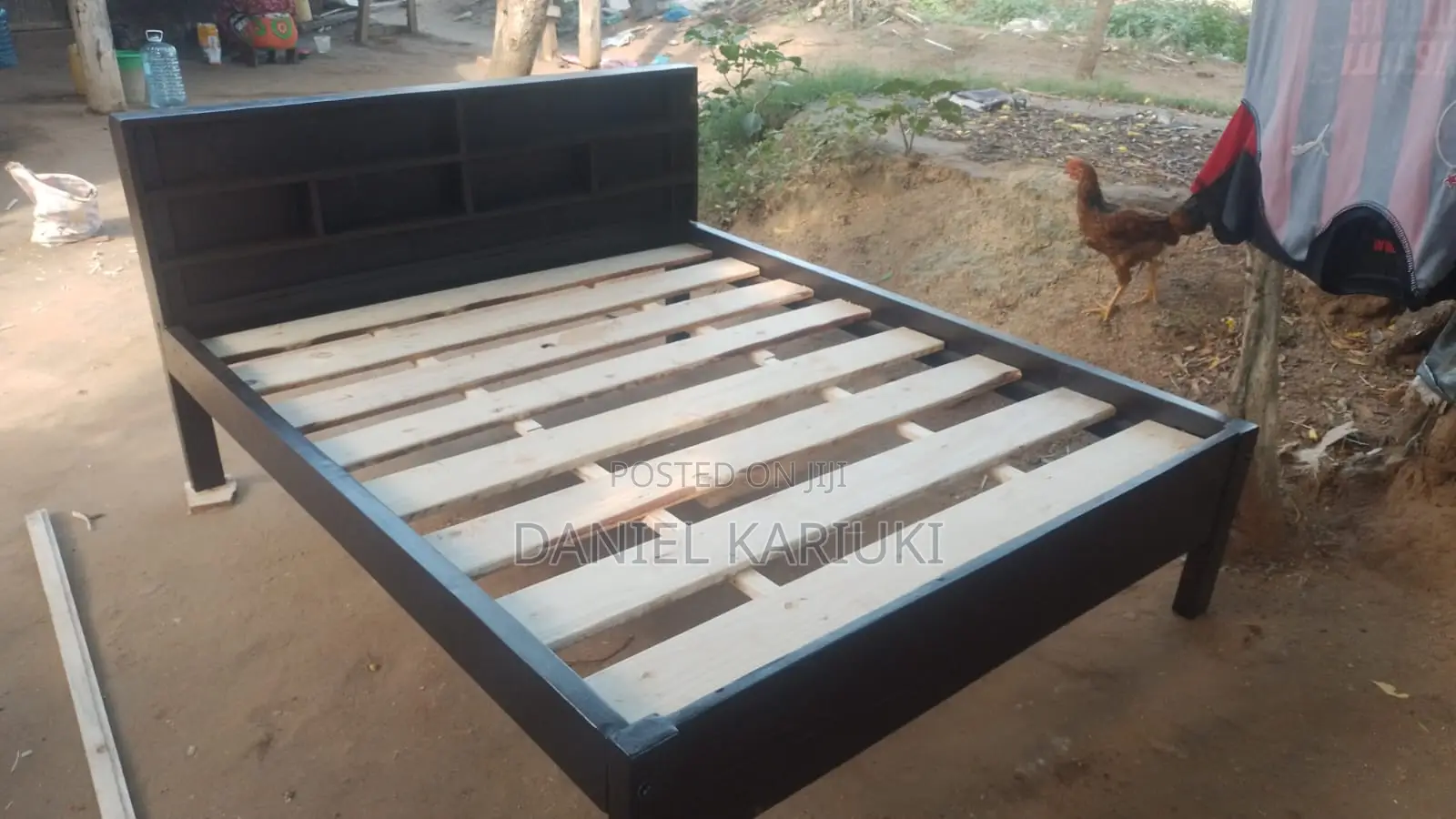 Queen Size Bed With High Density Mattress