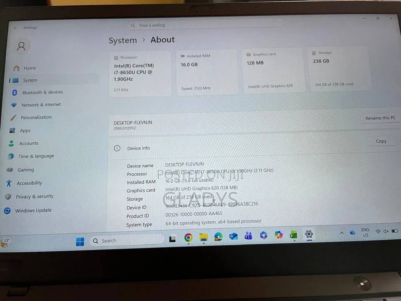 Laptop Lenovo ThinkPad X1 Carbon 16GB Intel Core i7 SSD 256GB