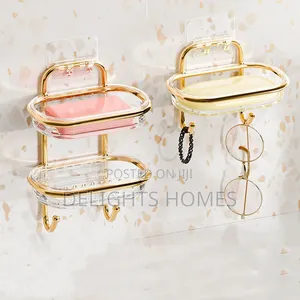 Luxury Double-Layer Wall Mounted Soap Holder-Bli