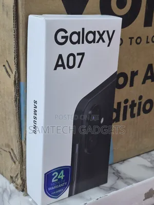 New Samsung Galaxy A07 4G 64 GB Black