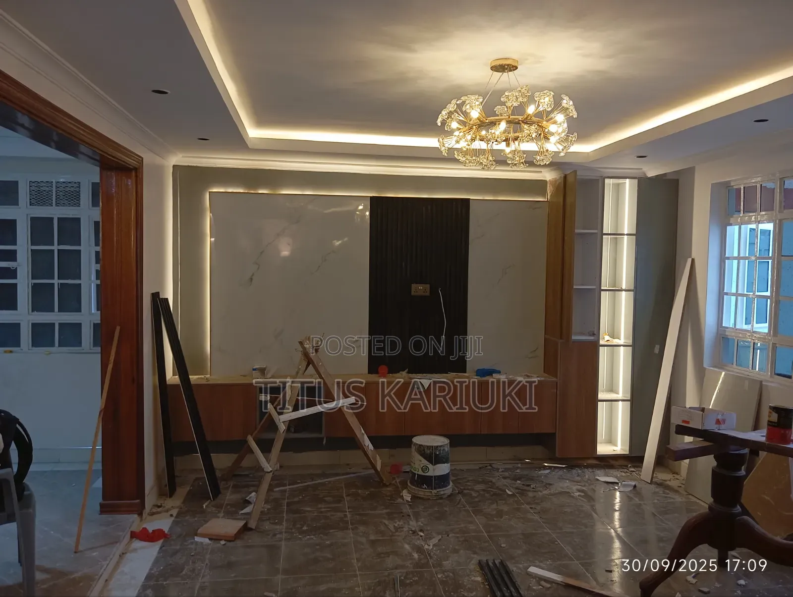 TV Stand Decor and Ceiling Decorations