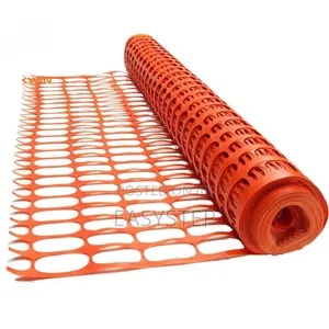 Heavy-Duty Orange Safety Barrier Mesh