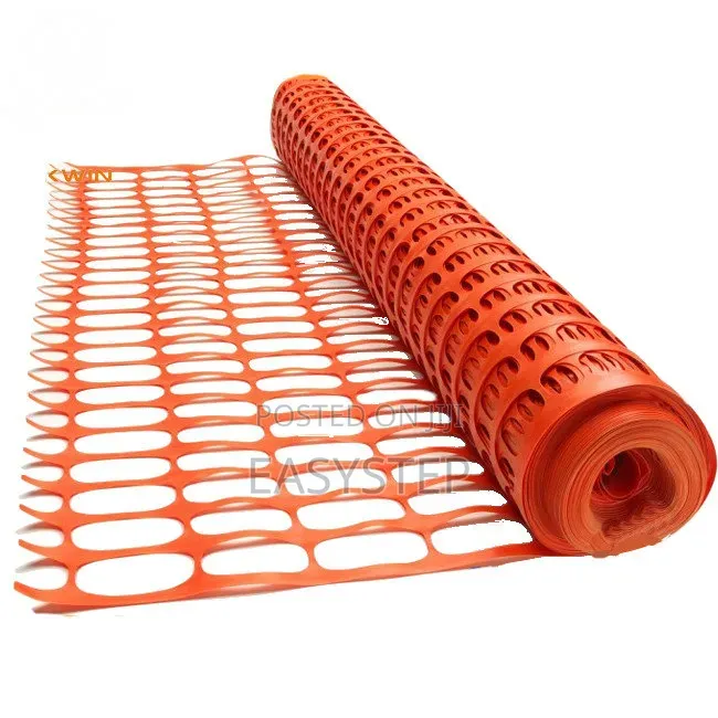Heavy-Duty Orange Safety Barrier Mesh