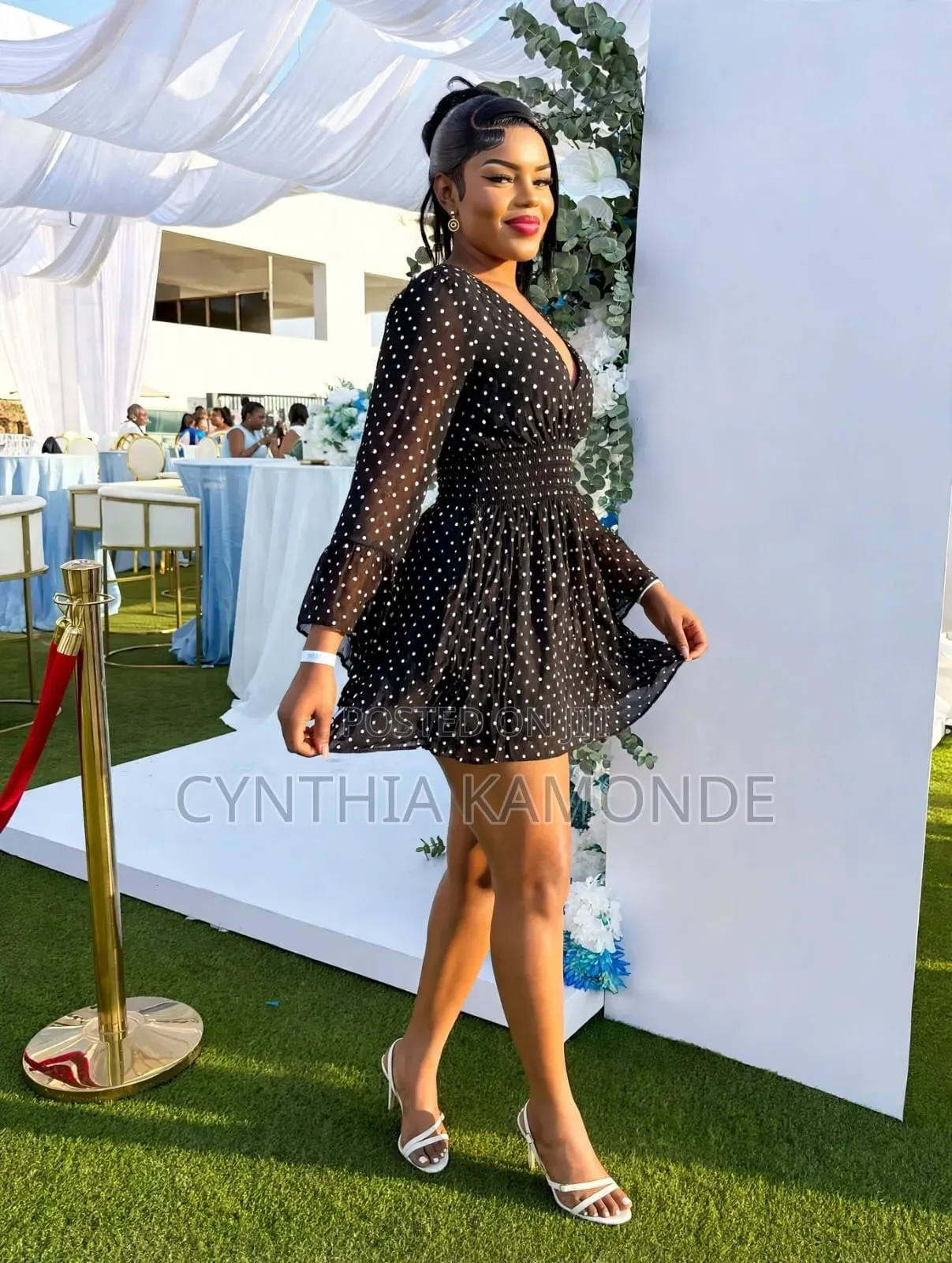 Polka Dot Mini Dress
