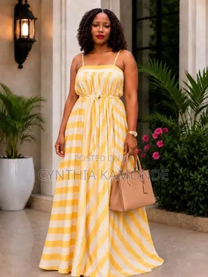 Stripe Maxi Dress