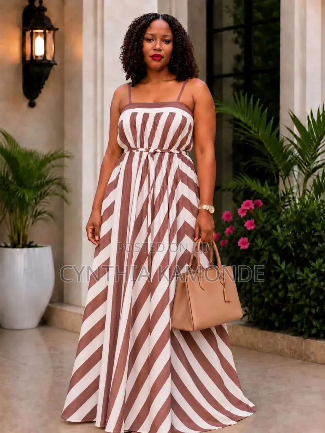 Stripe Maxi Dress