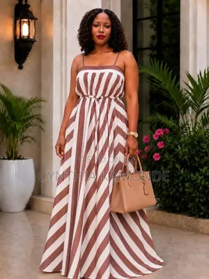 Stripe Maxi Dress