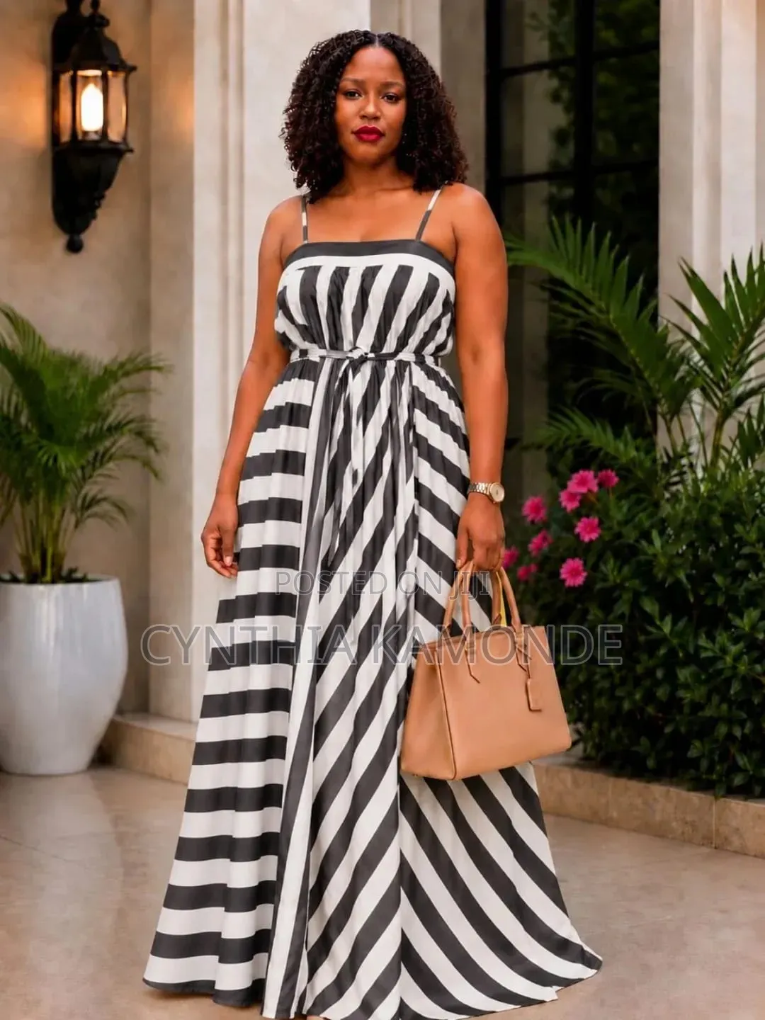 Stripe Maxi Dress