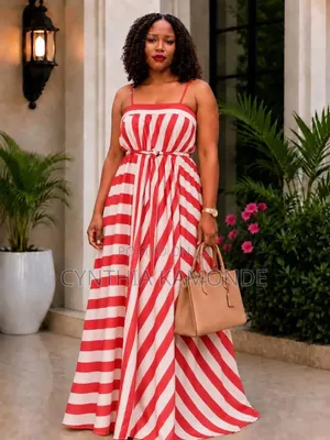 Stripe Maxi Dress