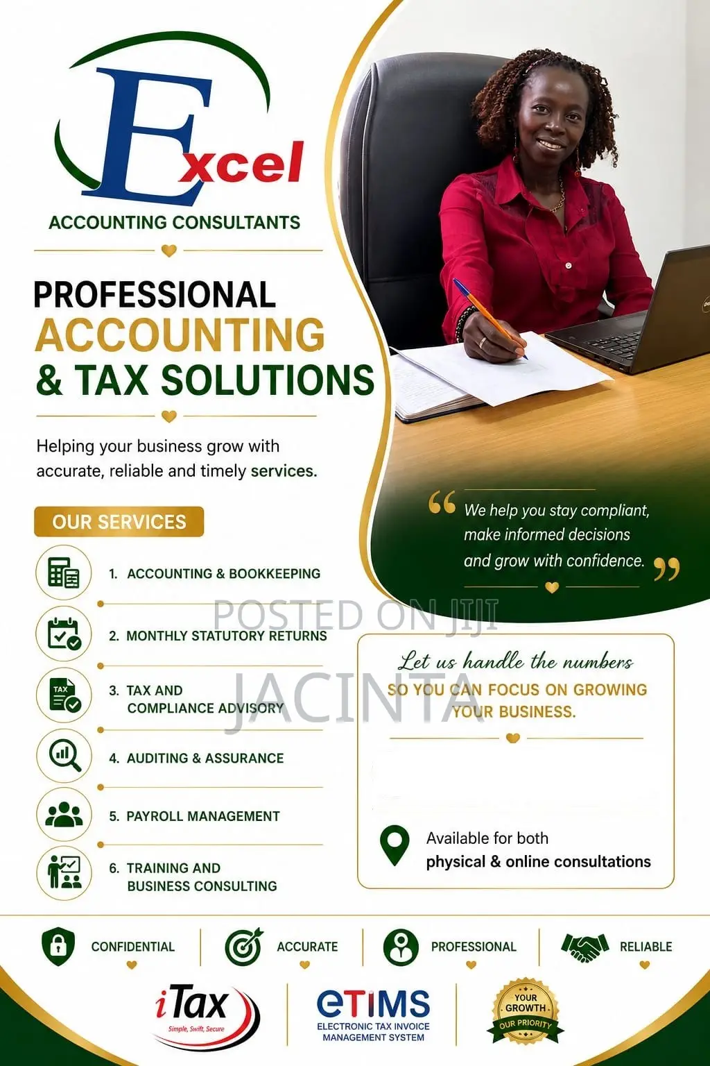 Tender Audits, Cashflow Projections and Managements Report