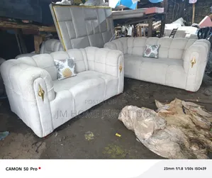 Bubble Sofa 5 Seator 3 and 2 Cream White Colour