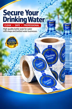 Security Labels for 10L & 20L Drinking Water Containers