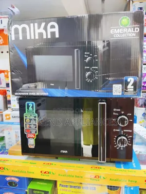 Mika 20L Manual Microwave, 700W, Black
