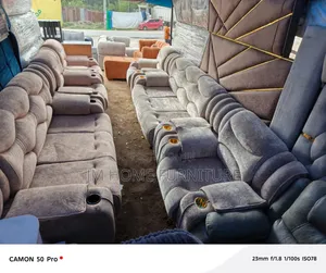 Semi Recliner Sofa 5 Seator Ready for Delivery 