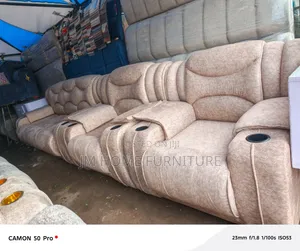 Semi Recliner Sofa 5 Seator Ready for Delivery 