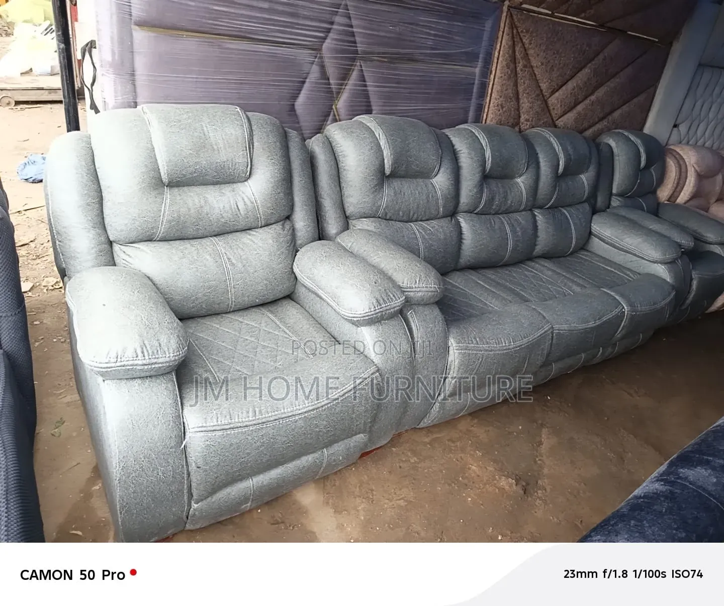 Faiber Semi Recliner Sofa