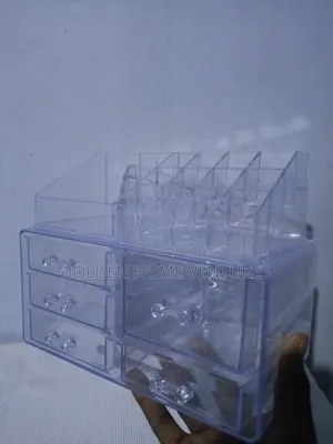 5 Drawer Clear Acrylic Cosmetic Storage Box Makeup Organizer