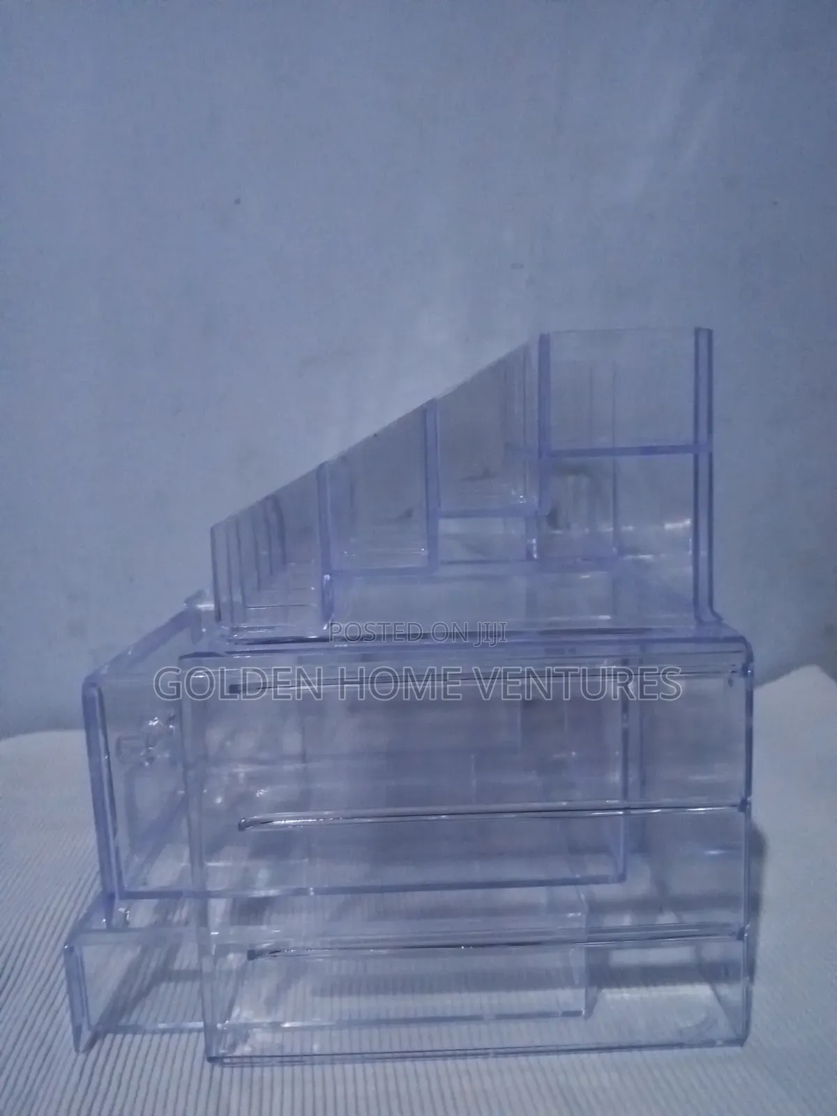 5 Drawer Clear Acrylic Cosmetic Storage Box Makeup Organizer
