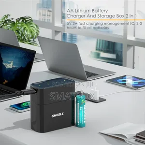 Rechargeable AA/AAA Batteries With a Recharging Kit