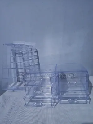 5 Drawer Clear Acrylic Cosmetic Storage Box Makeup Organizer