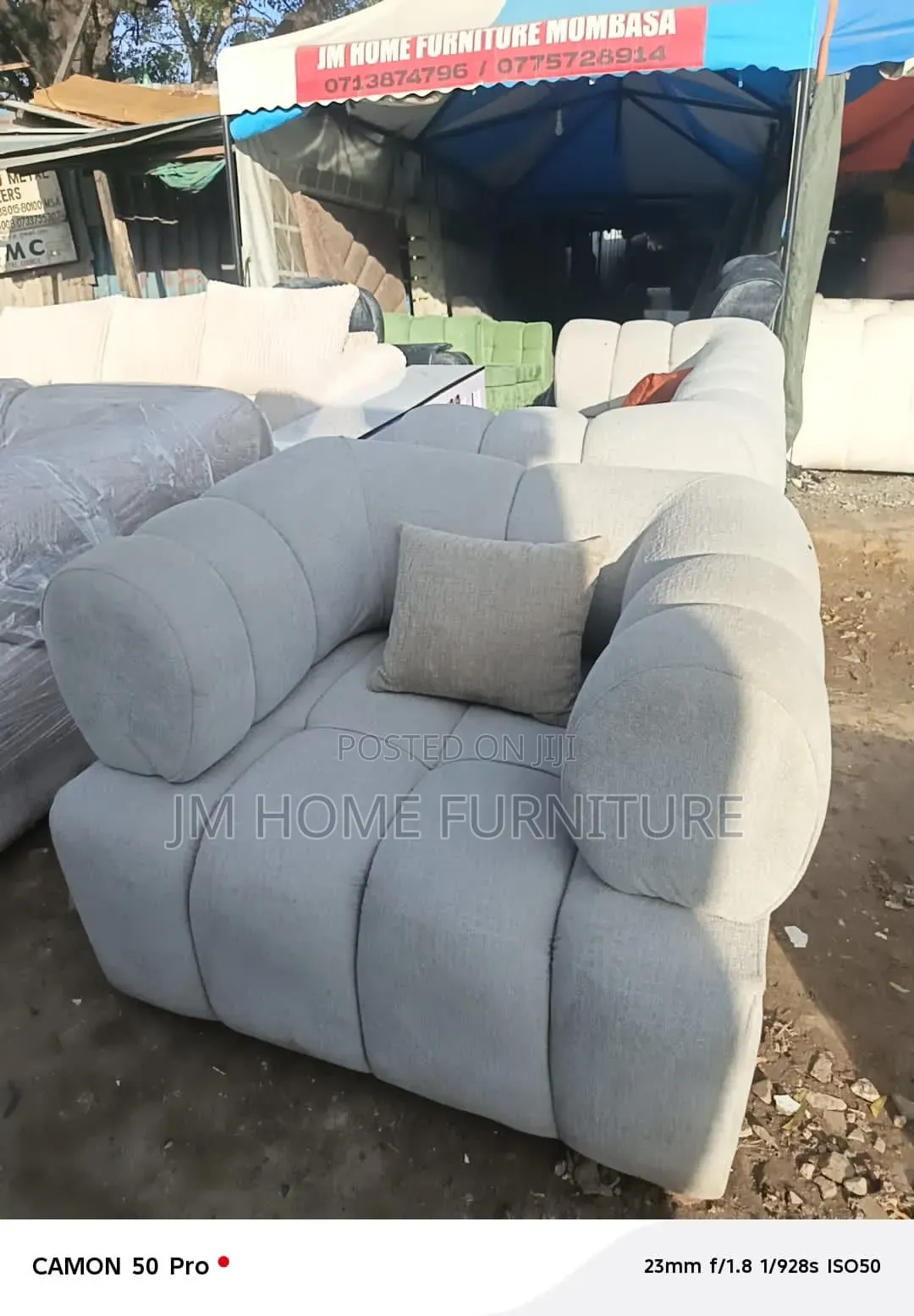 Modern Bubble Sofa 5 Seator With Spring Cushions