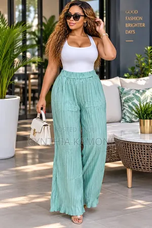 Pleated Pallazo Pant