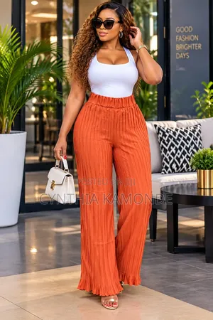 Pleated Pallazo Pant
