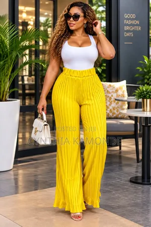 Pleated Pallazo Pant