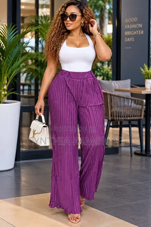 Pleated Pallazo Pant