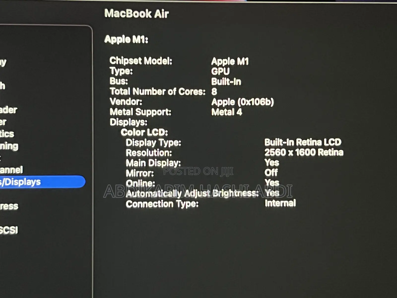 Laptop Apple MacBook Air 8GB Apple M1 SSD 512GB