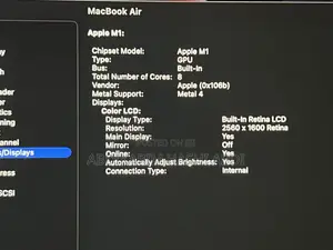 Laptop Apple MacBook Air 8GB Apple M1 SSD 512GB
