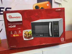 Ramtons RM/589 23L Digital Microwave Oven With Grill – Silver Black