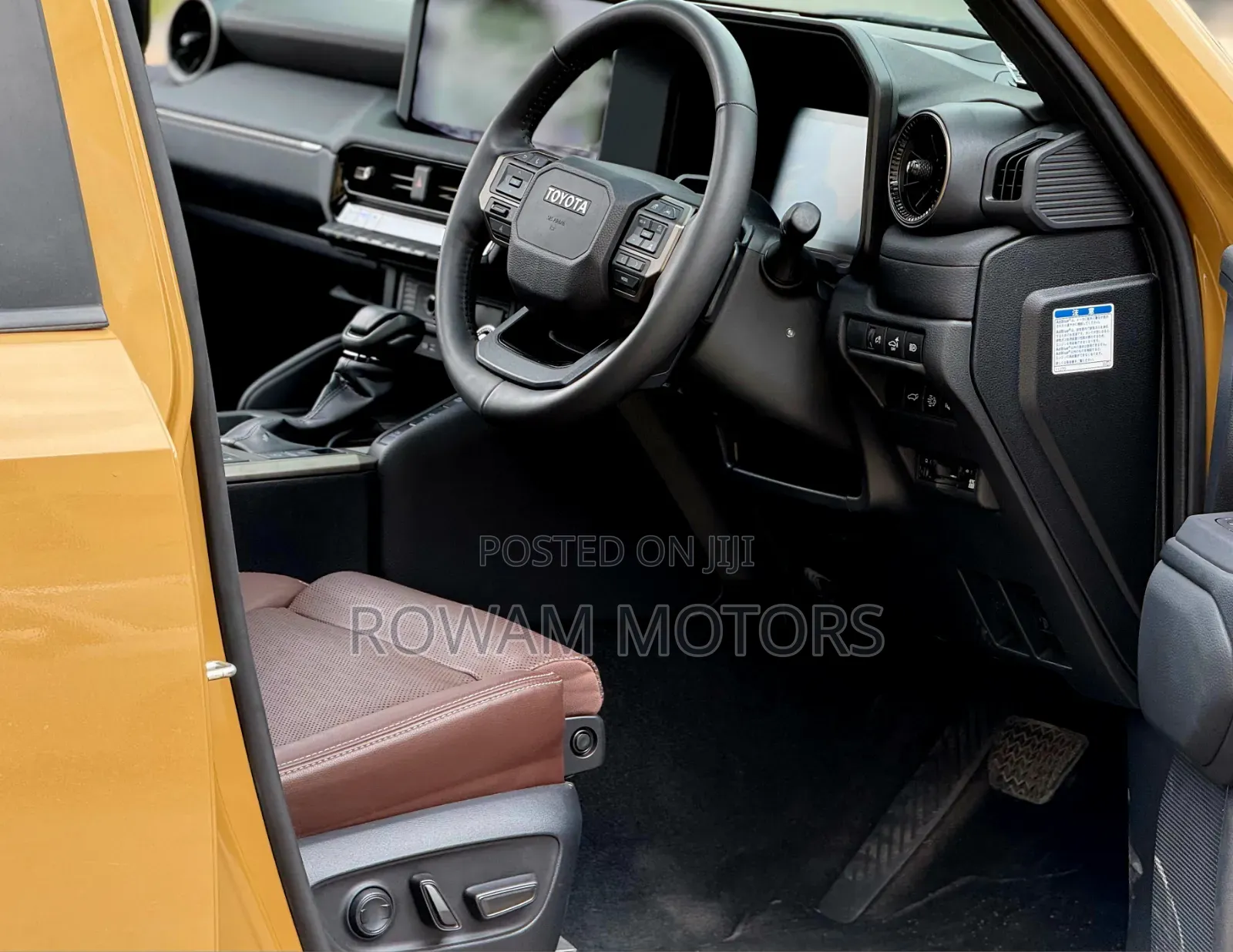 New Toyota Land Cruiser 2024 Orange