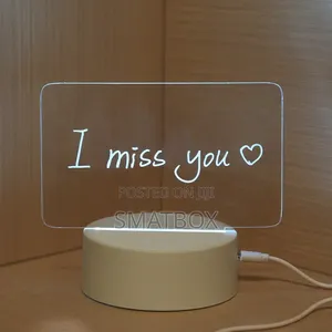 Erasable Writing Acrylic Lamp