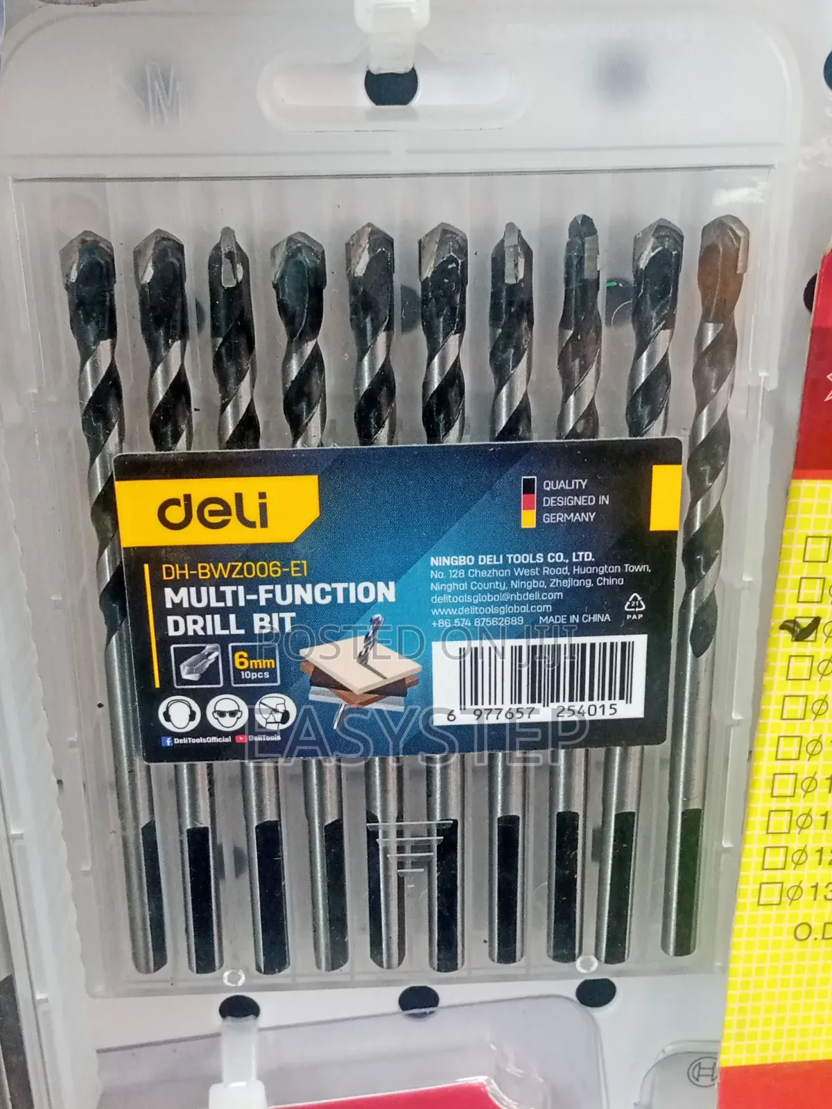 6mm-Deli Multifunctional Drill Bit-Stone/Tile/Marble/Wood Metal