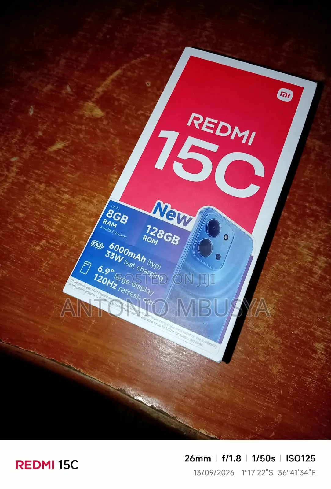 Xiaomi Redmi 15C 128 GB Black