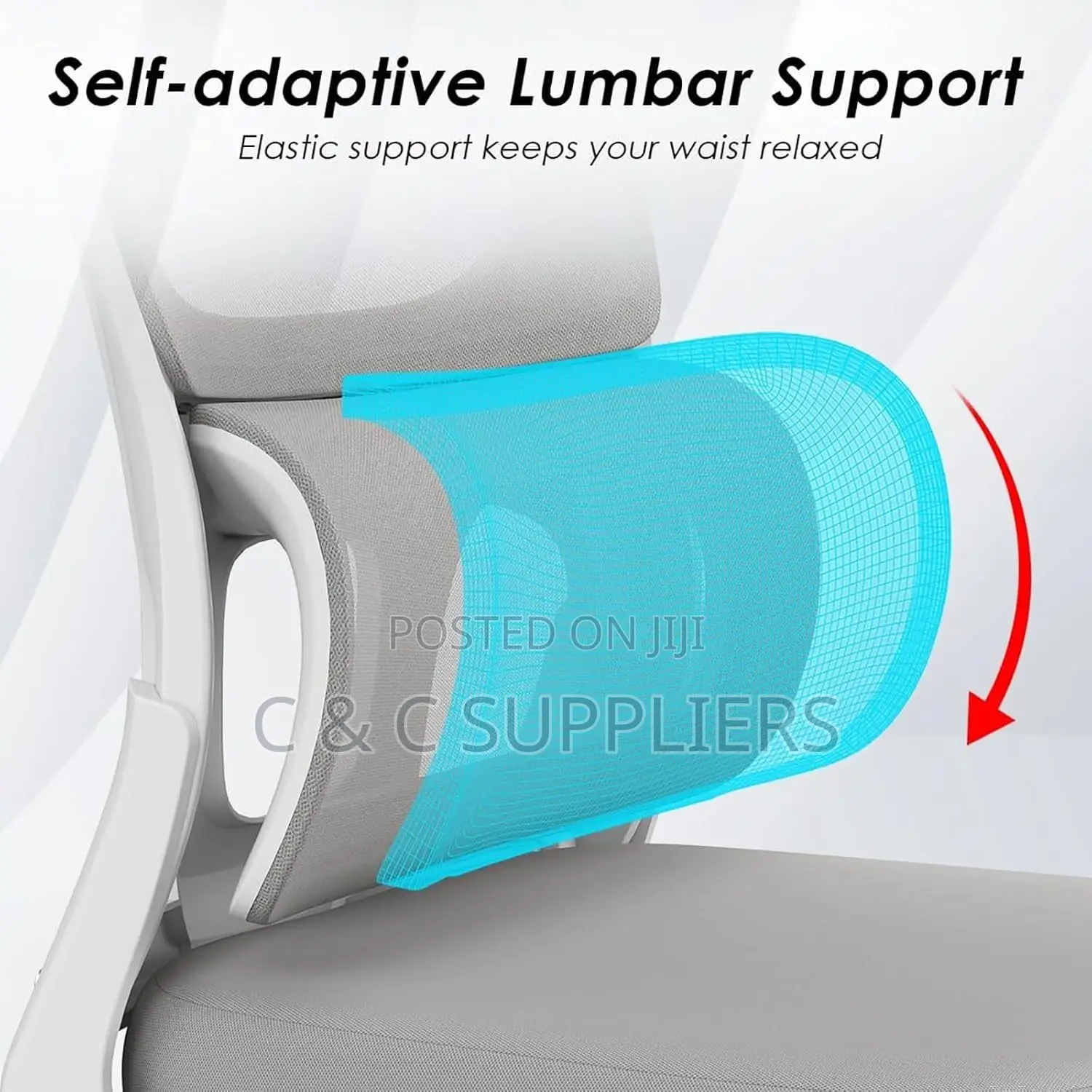 White Swivel Desk Chair