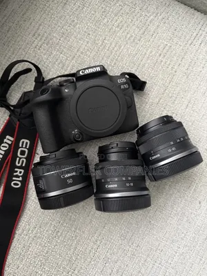 Canon R10 Camera and RF Lenses Package