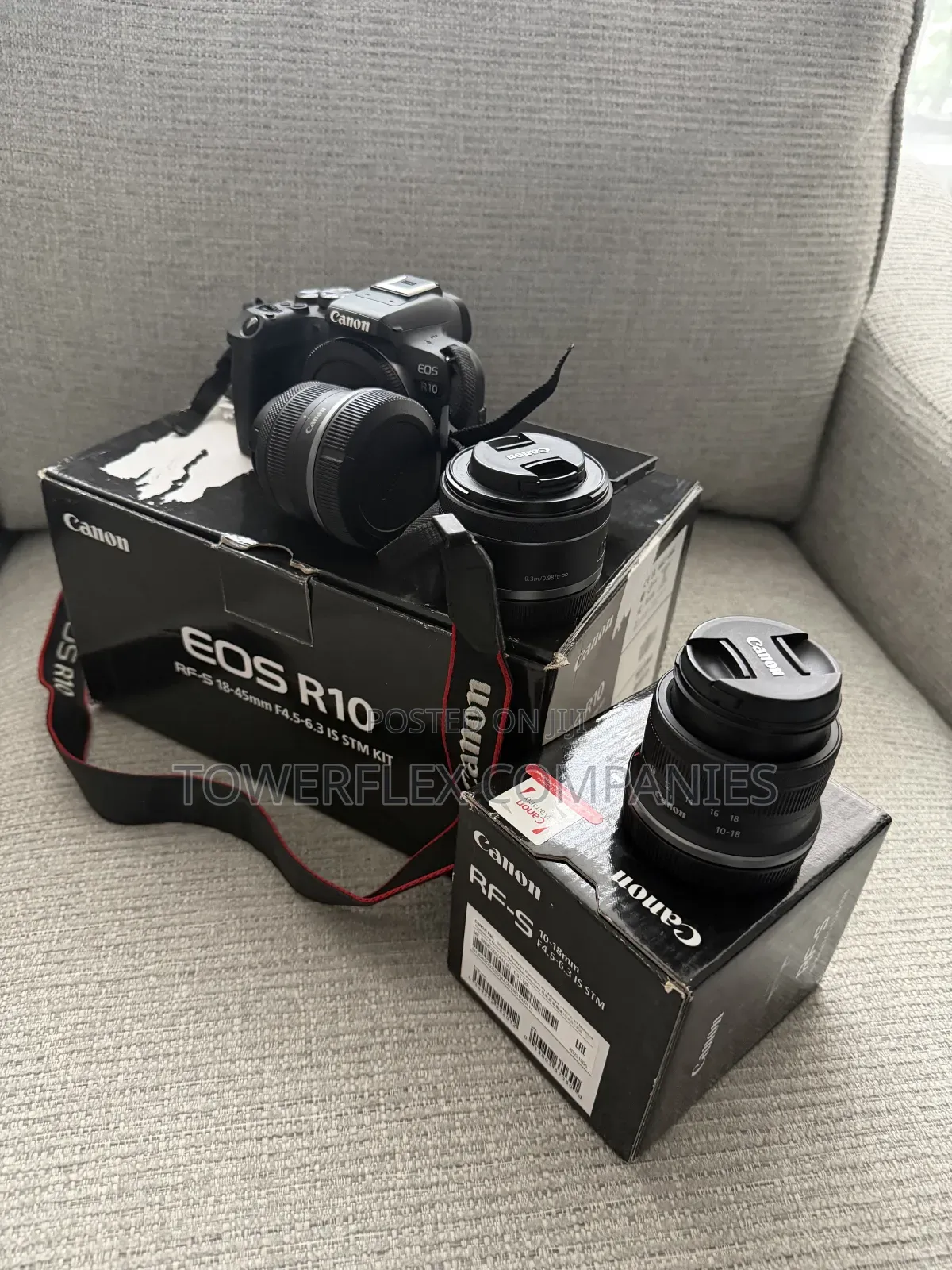 Canon R10 Camera and RF Lenses Package