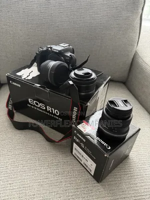 Canon R10 Camera and RF Lenses Package